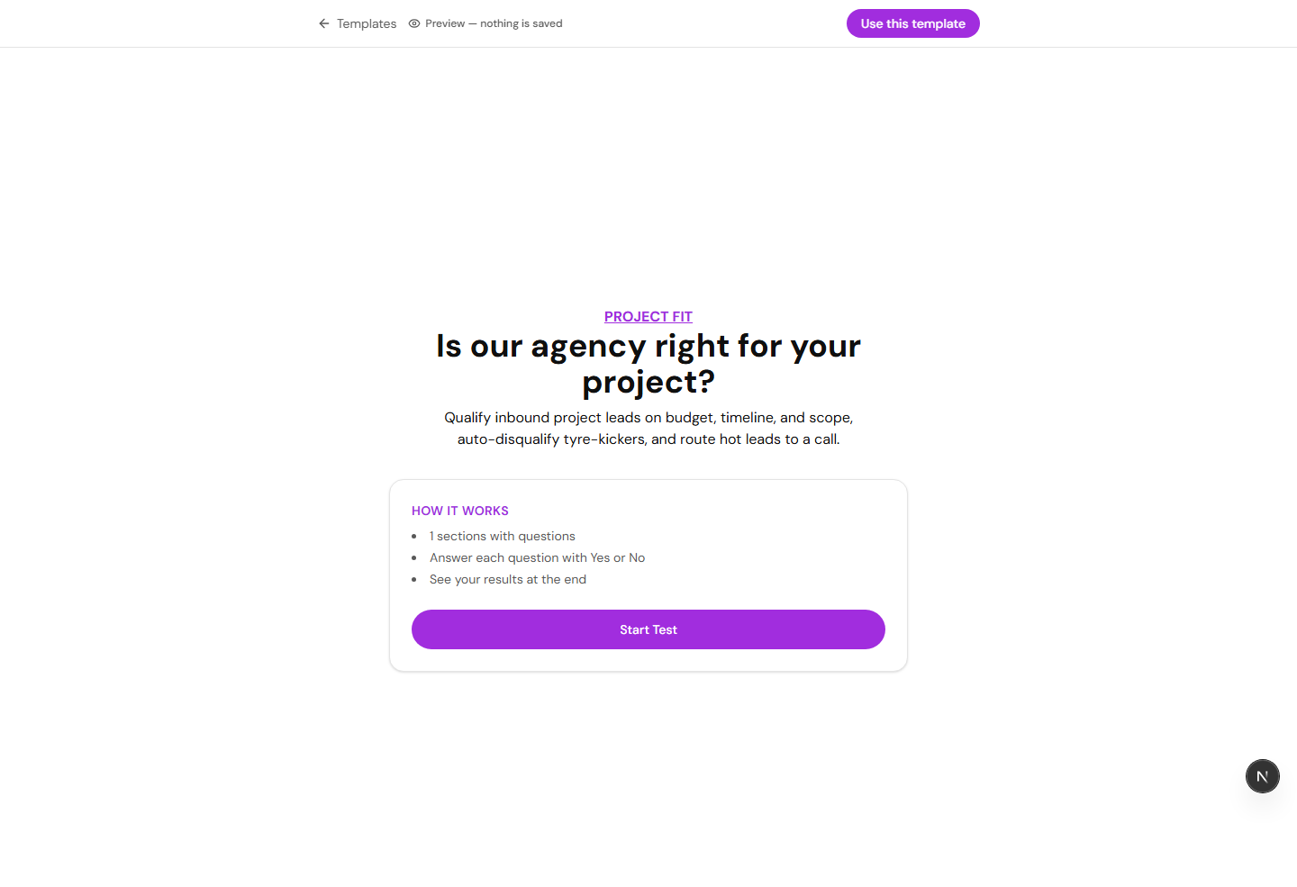 Is our agency right for your project?